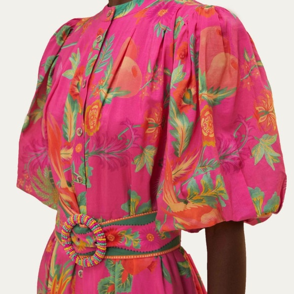 FARM Rio Pink Delicate Fruit Garden Mini Dress - Picture 5 of 5